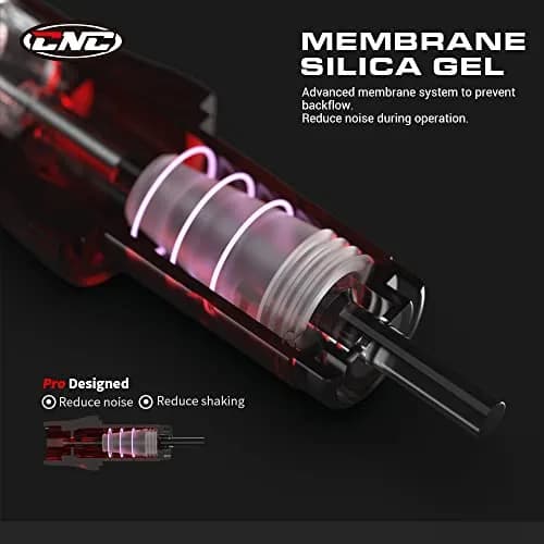 CNC 7RL Tattoo Needles Cartridge 20Pcs #12 Round Liner with Membrane | Universal Rotary Machine Fit thumbnail 4