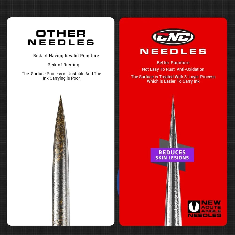 CNC 7RL Tattoo Needles Cartridge 20Pcs #12 Round Liner with Membrane | Universal Rotary Machine Fit - view 3