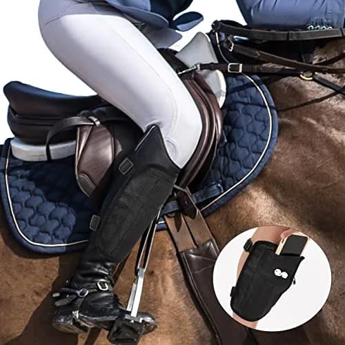Xuniea Black Leg Phone Holder Pouch 28 cm (11 inches) | Secure Fit for Active Lifestyles thumbnail 4