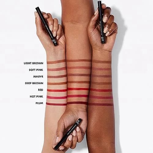 e.l.f. Love Triangle Lip Filler Liner Light Brown | Sculpt & Fill 2-in-1 Pencil thumbnail 3