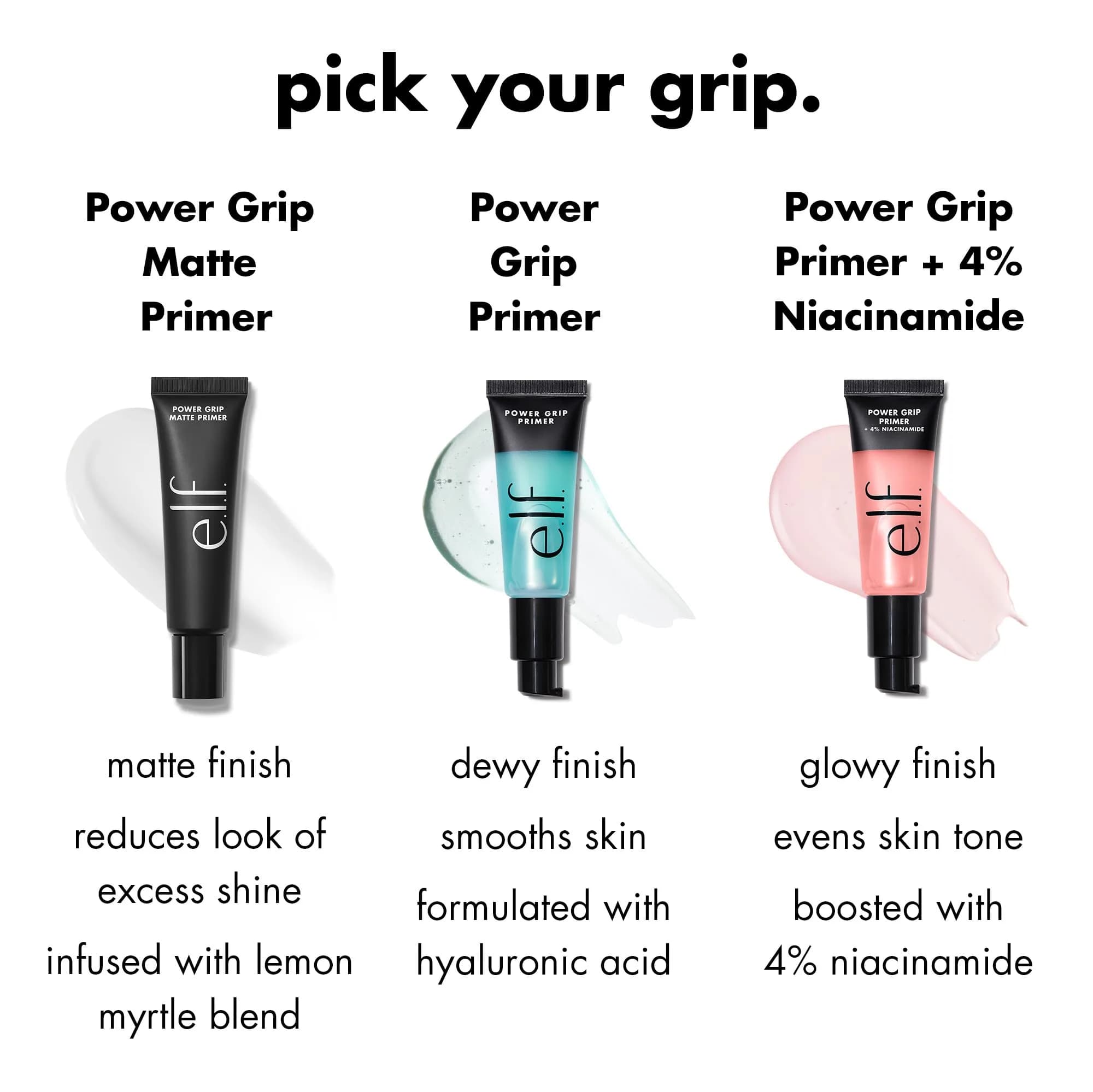 e.l.f. Power Grip Primer - Gel-Based Hydrating Face Primer 25ml (0.811 Fl Oz) for Dry, Oily & Combo Skin | Grips Makeup - view 4
