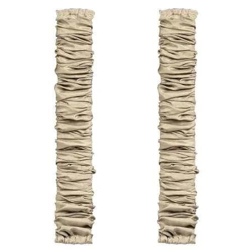 ELFCAB Fabric Cord Cover & Chandelier Chain Cover, Grey, 2 Pcs | Decorative Cable Sleeves for Home & Office thumbnail 1