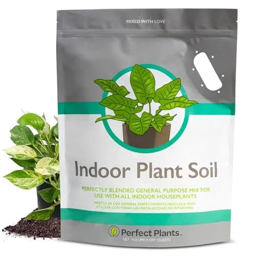 Perfect Plants Indoor Plant Soil, 8 qt, Coco Coir Potting Mix | All-Natural, Fast Drainage, Suitable for Monstera & Aloe thumbnail 1