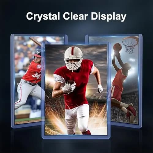 Mlikero 200 Card Sleeves Hard Plastic, 3"X4" Baseball Card Protector | Max Protection Card Sleeves thumbnail 2