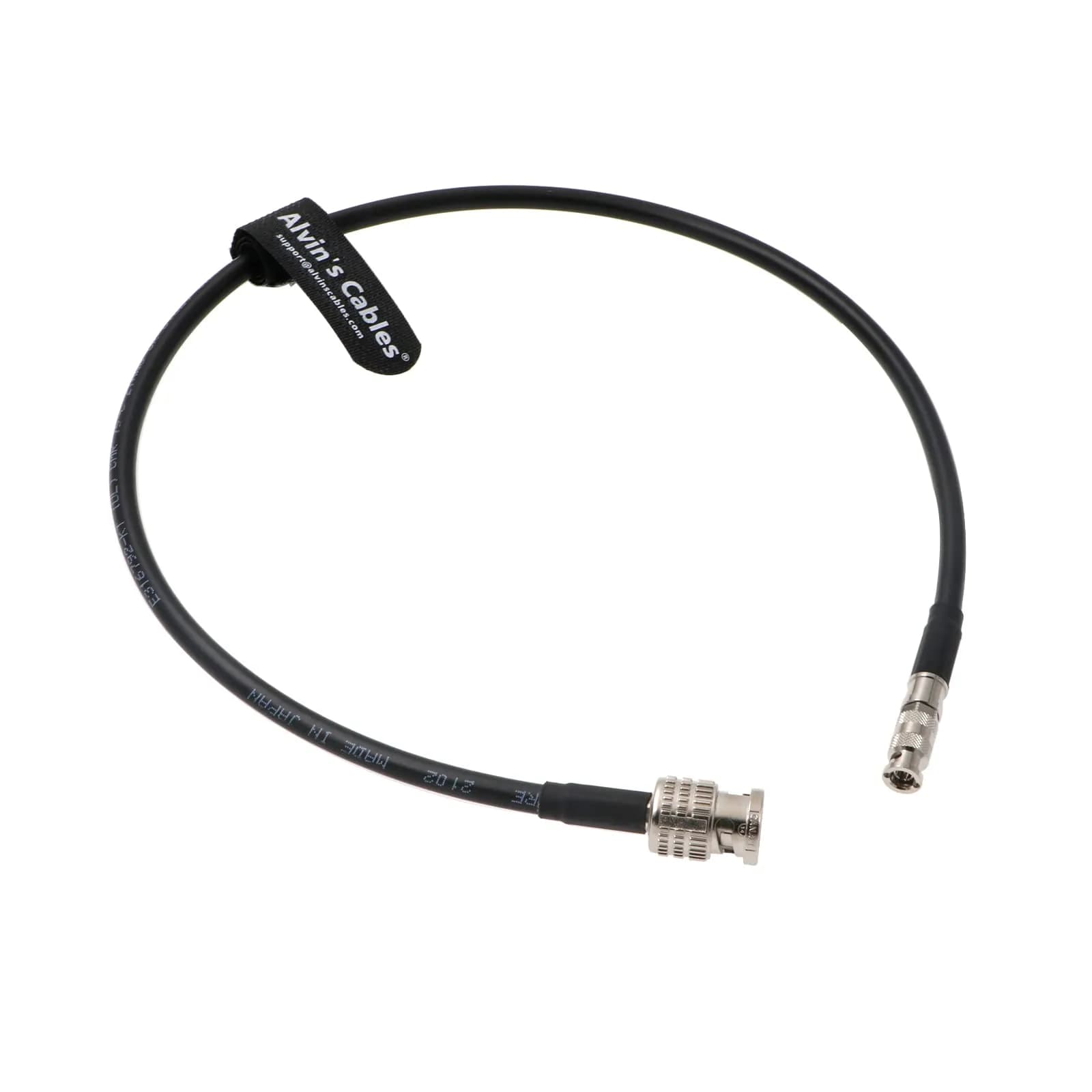 Alvin's Cables 12G SDI Coaxial Cable 50cm (19.7 inches) | High-Density Micro-BNC to BNC Male - main product image