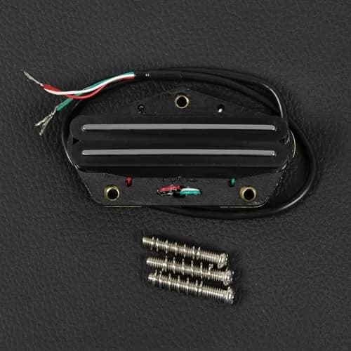 FLEOR Alnico 5 Dual Rail Humbucker Bridge Pickup 12-13K | Hot Rails for TL Style Electric Guitars thumbnail 4