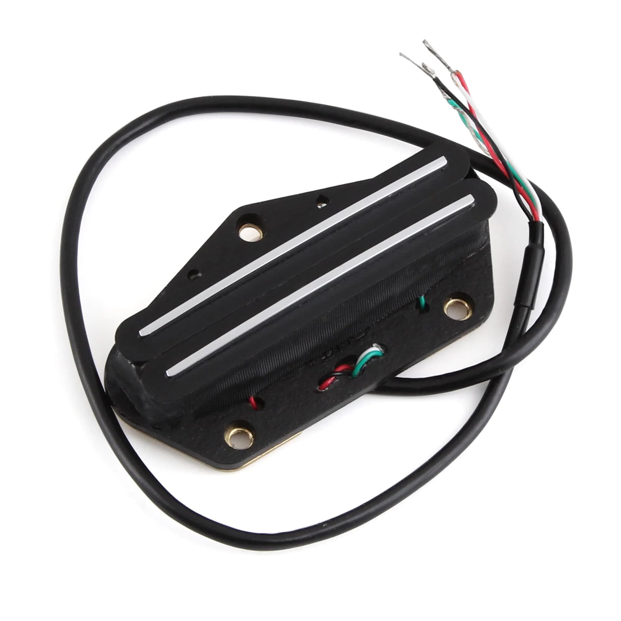 FLEOR Alnico 5 Dual Rail Humbucker Bridge Pickup 9-10K | Hot Rails for TL Style Guitars - view 6