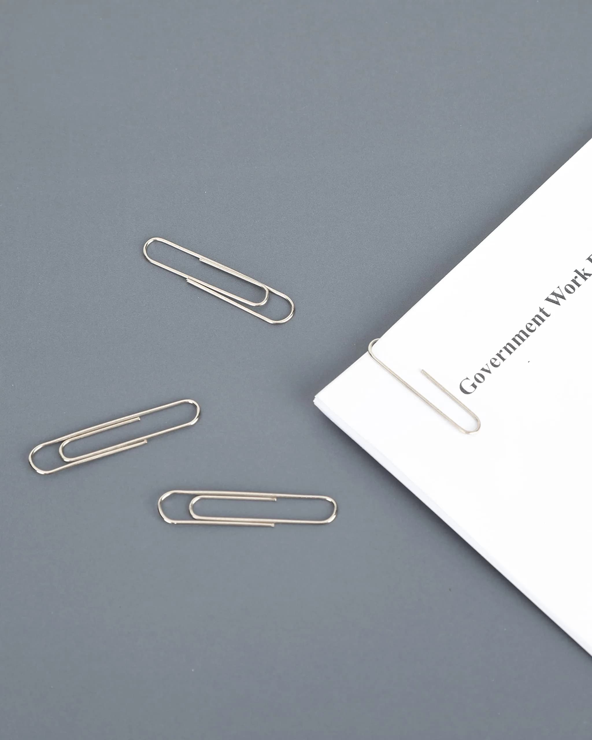 PAPERPAL Jumbo Non-Skid Paper Clips 50mm (2 Inch) 300 Count | Reliable Grip for Office & School - view 5