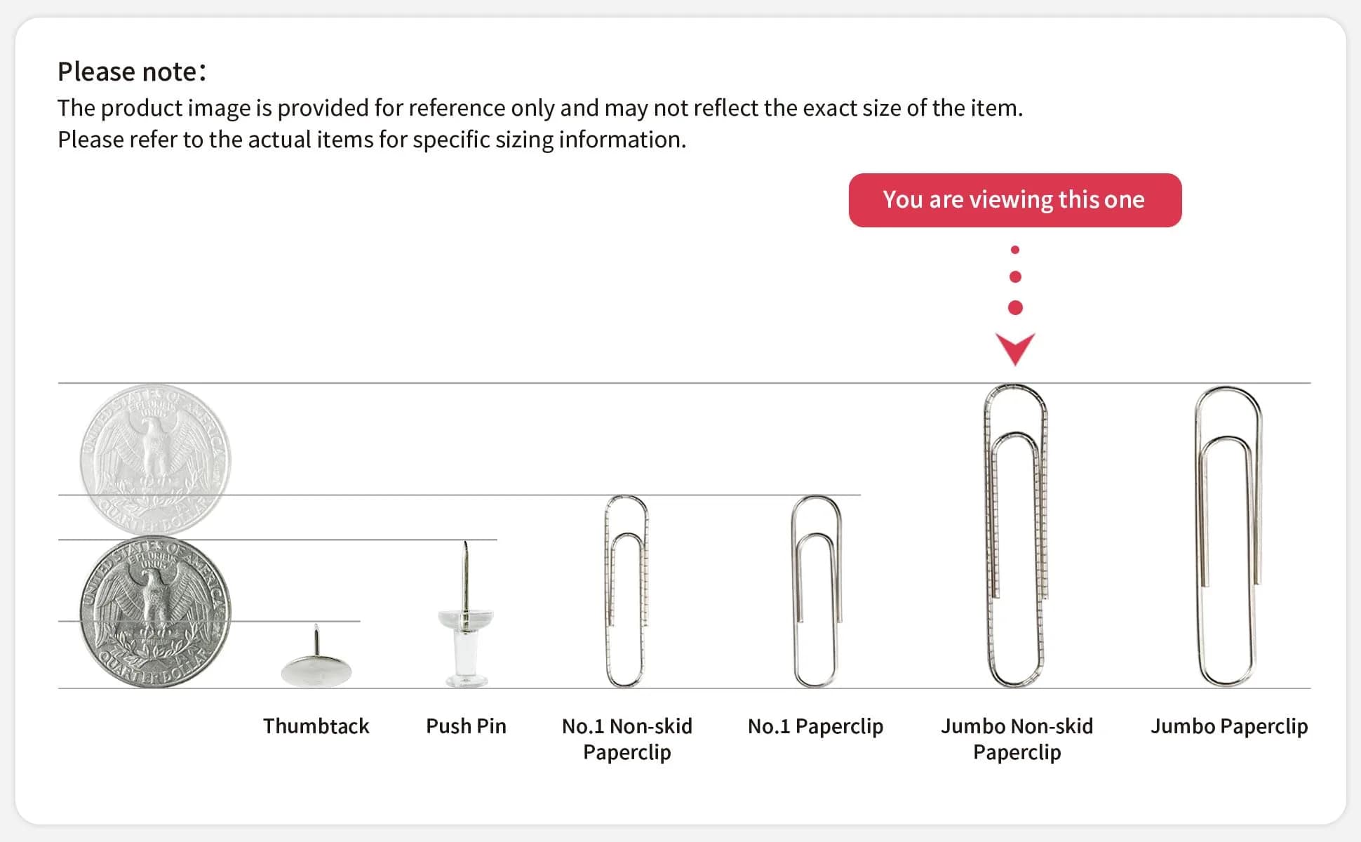 PAPERPAL Jumbo Non-Skid Paper Clips 50mm (2 Inch) 300 Count | Reliable Grip for Office & School - view 7