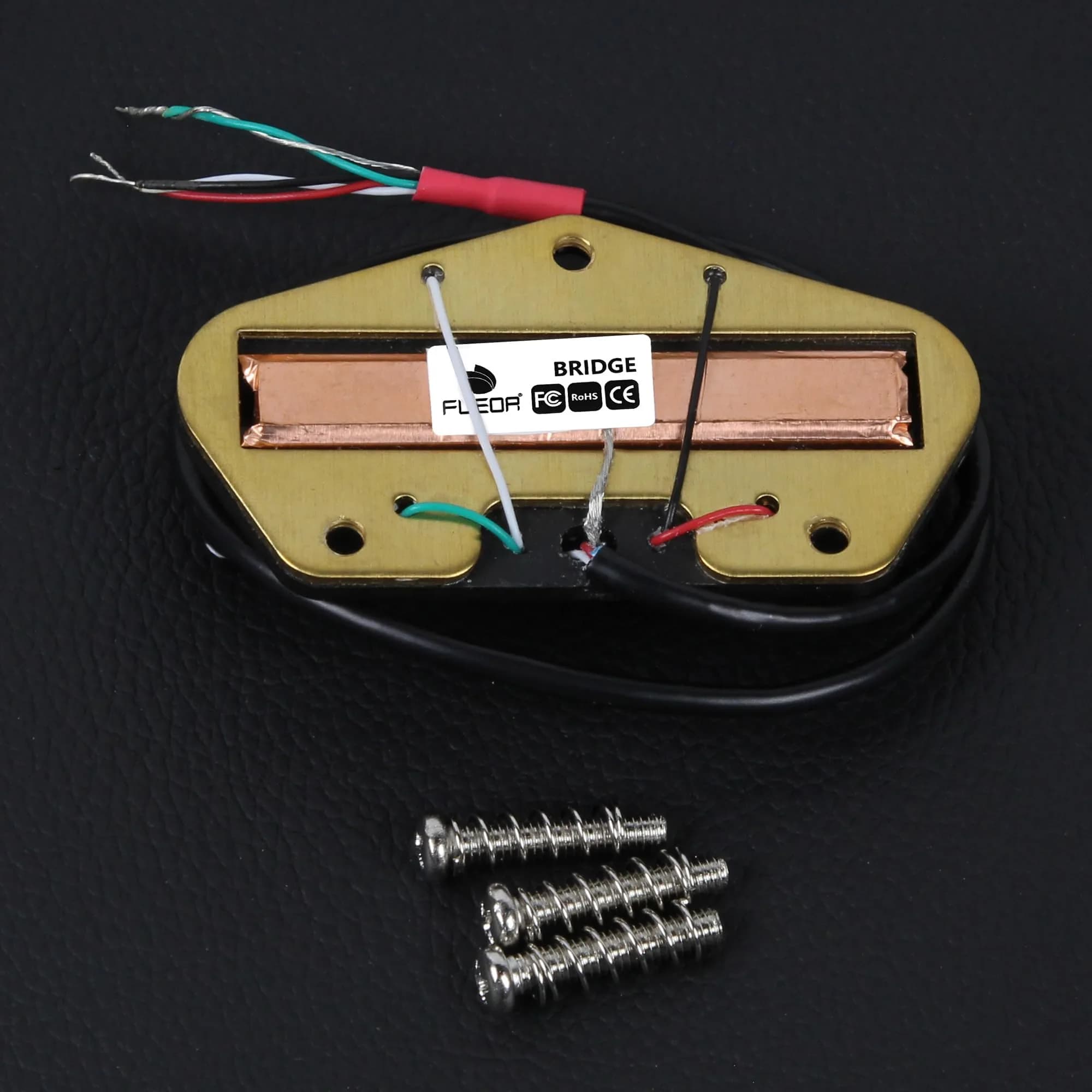 FLEOR Alnico 5 Dual Rail Humbucker Bridge Pickup 6-7K | Hot Rails for TL Style Electric Guitars - view 5