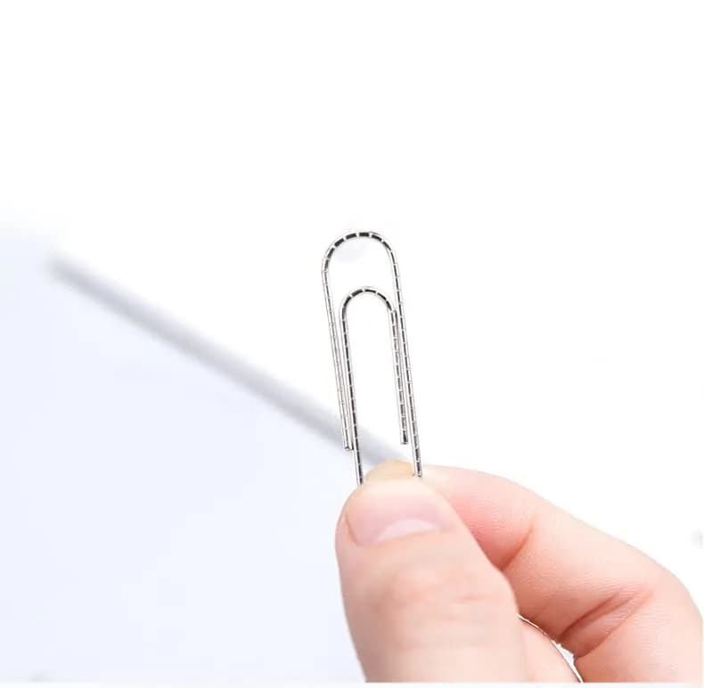 PAPERPAL Non-Skid Paper Clips 33mm (1-2/7") Silver | 600 Count Bulk Pack for Office, School, DIY - view 7