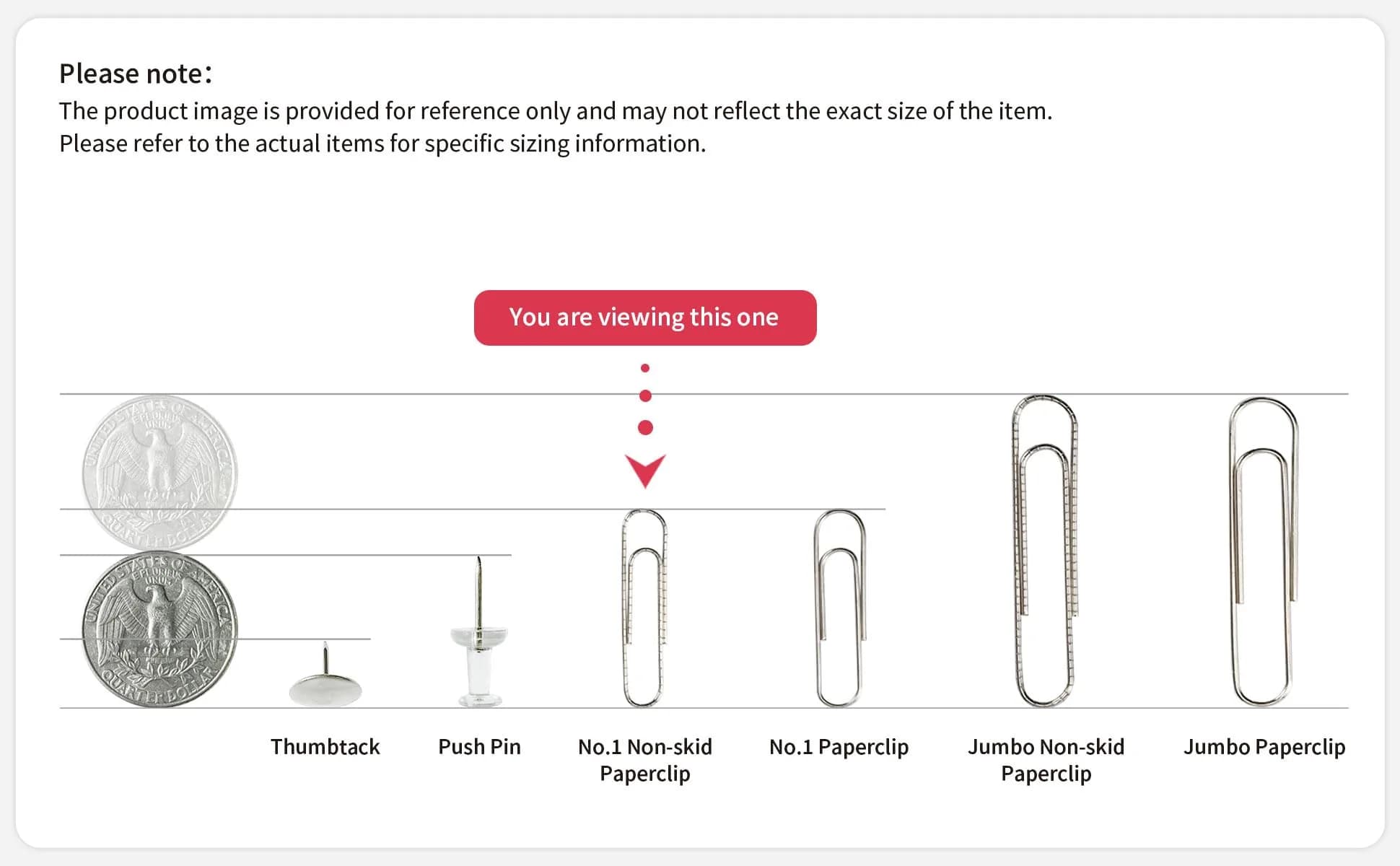 PAPERPAL Non-Skid Paper Clips 33mm (1-2/7") Silver | 600 Count Bulk Pack for Office, School, DIY - view 8