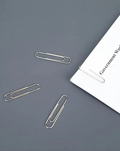 PAPERPAL Jumbo Smooth Paper Clips 50mm (2") 300 Count | Strong Grip, Anti-Rust Finish thumbnail 6