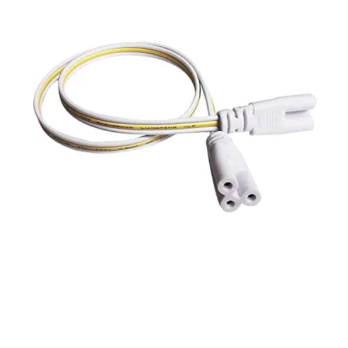 Faoyliye T5 T8 Tube Connector Cords 20cm (7.8in) 10-Pack | 3-Pin Female to Female LED Extension Cable thumbnail 6