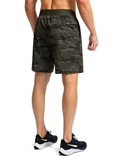 Soothfeel Men's Workout Athletic Shorts with 3 Pockets 7" Inseam | Lightweight, Quick-Drying, Multi-Sport Fit thumbnail 5