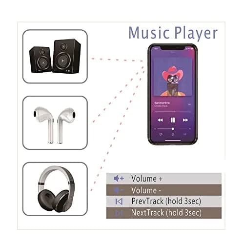 Mars Fox Bluetooth Remote Control for Media Playback & Selfies | 32 ft Range thumbnail 6