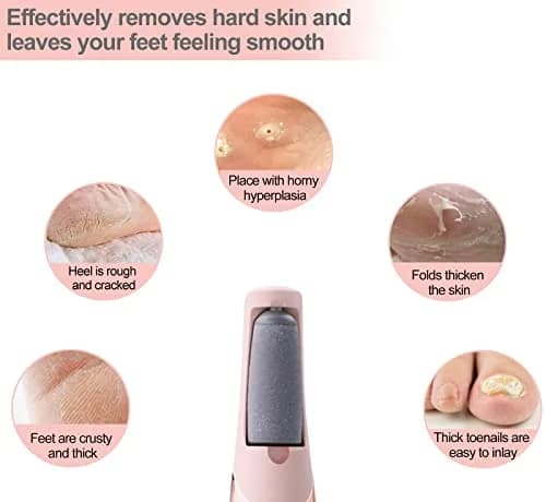 Piwerod Roller Refills for Finishing Touch Flawless Pedi 96g (3.4 oz) | 10 Pack Replacement Heads with Brush thumbnail 6