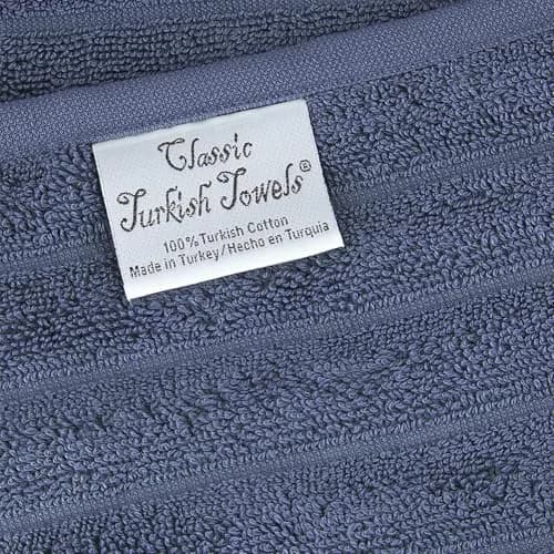 Classic Turkish Towels CTT - Premium 2 Piece Jumbo Bath Sheets 40"x65" | 100% Turkish Cotton Ultra Absorbent thumbnail 4