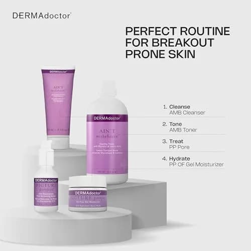 DERMAdoctor Picture Porefect Oil Free Moisturizer 1.69 oz | Copper Peptides for Oily Skin thumbnail 7