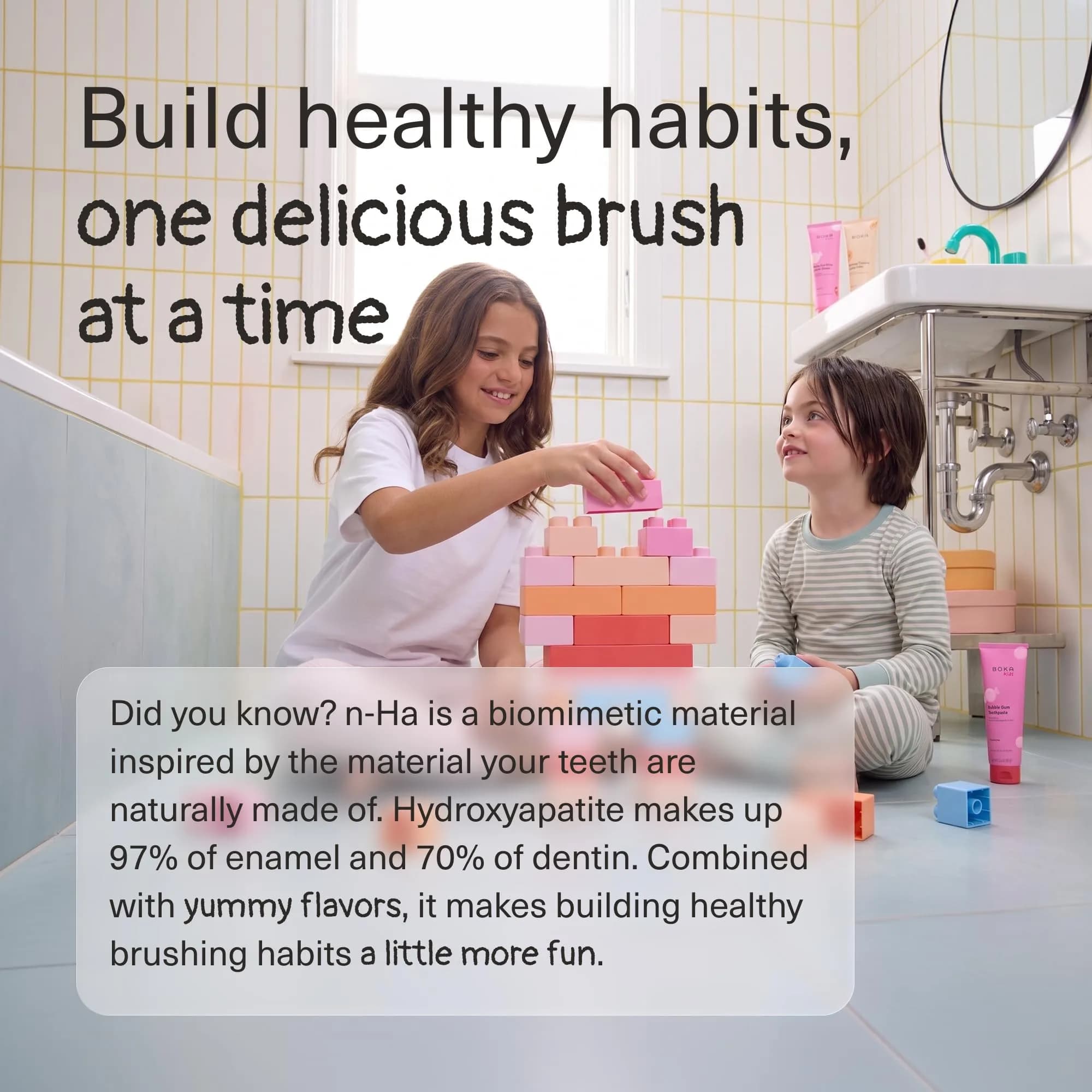 Boka Kids Toothpaste Orange Cream Nano Hydroxyapatite Fluoride-Free 113g (4 Oz) | Enamel Care for Kids Ages 1+ - view 7