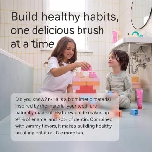 Boka Kids Toothpaste Orange Cream Nano Hydroxyapatite Fluoride-Free 113g (4 Oz) | Enamel Care for Kids Ages 1+ thumbnail 7
