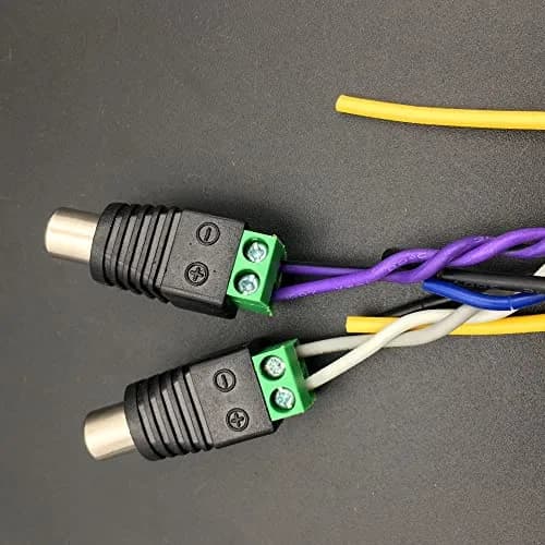 LIZAPUS 10-Pin Power Harness Plug with RCA 15cm (5.9 inches) | Compatible with Pioneer Subwoofers thumbnail 4