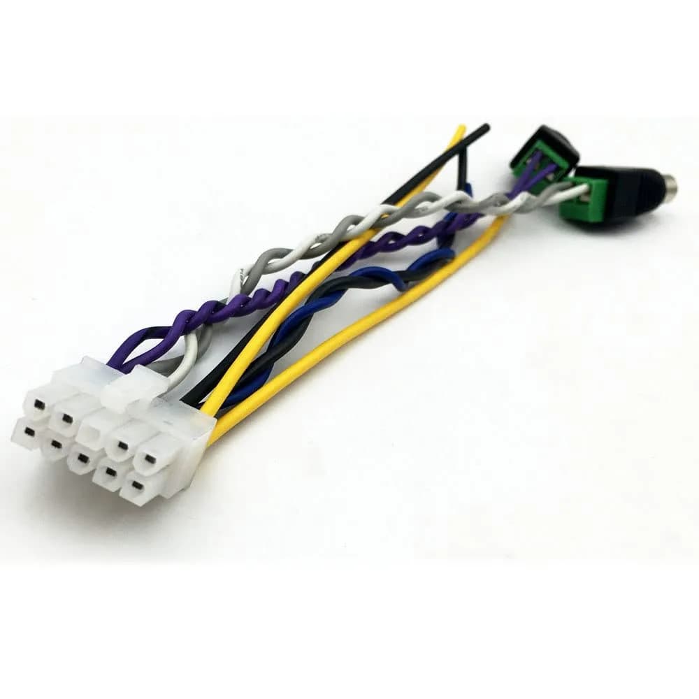 LIZAPUS 10-Pin Power Harness Plug with RCA 15cm (5.9 inches) | Compatible with Pioneer Subwoofers - view 6