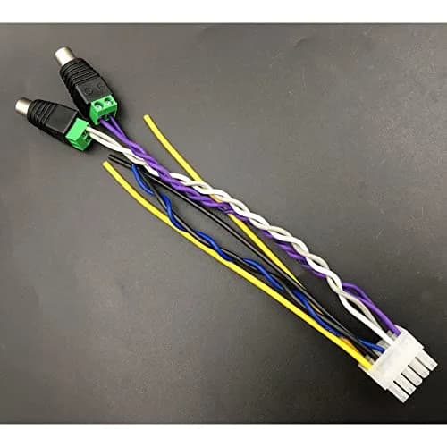 LIZAPUS 10-Pin Power Harness Plug with RCA 15cm (5.9 inches) | Compatible with Pioneer Subwoofers thumbnail 3