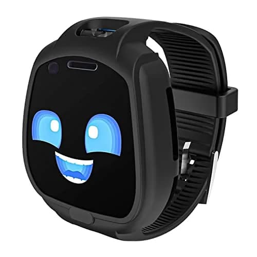 Polyjoy Sport Band Compatible with Little Tikes Tobi 1 2 Robot Smartwatch, Black, 5cm (7 inch) | Breathable Silicone Replacement Strap with Bumper Case thumbnail 1