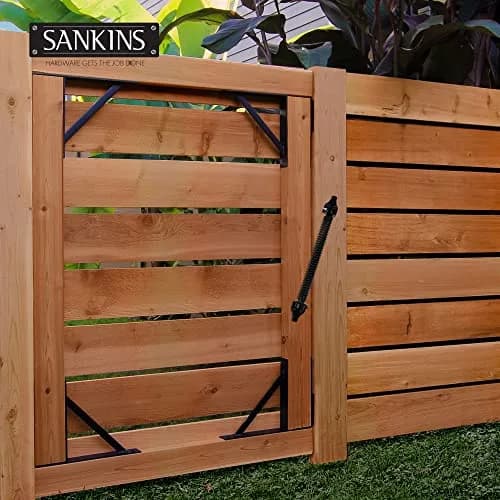 SANKINS 14" Gate Spring Self Closing, Adjustable Spring Gate Closer, 1pcs | Heavy Duty Outdoor Hardware thumbnail 5