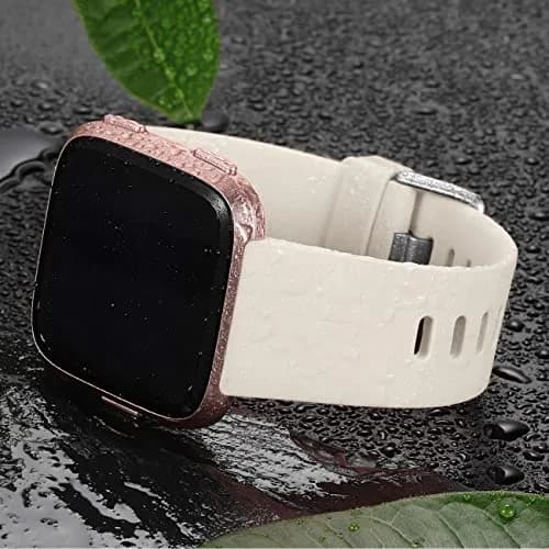 Wepro Sport Bands Compatible with Fitbit Versa 2, Soft Elastomer, Sweat-Resistant, Small & Large Sizes, Unisex thumbnail 2