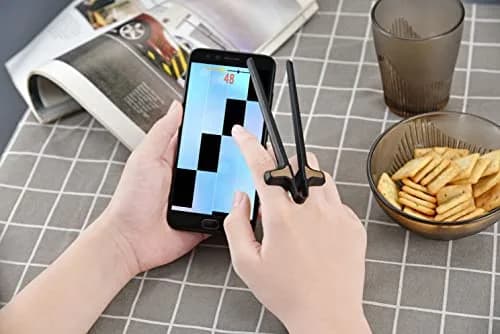 Melostu Finger Chopsticks for Gamers 2pcs | Food-Grade ABS Snack Clips for Gaming & Snacks thumbnail 5