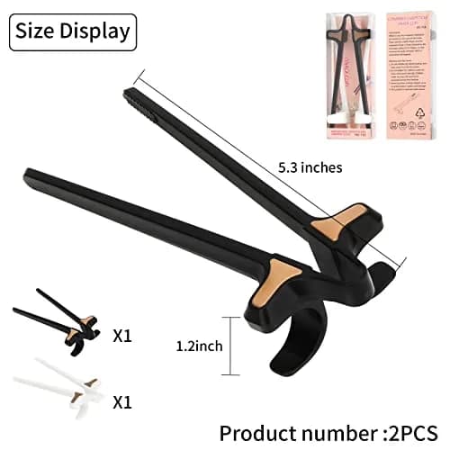 Melostu Finger Chopsticks for Gamers 2pcs | Food-Grade ABS Snack Clips for Gaming & Snacks thumbnail 3