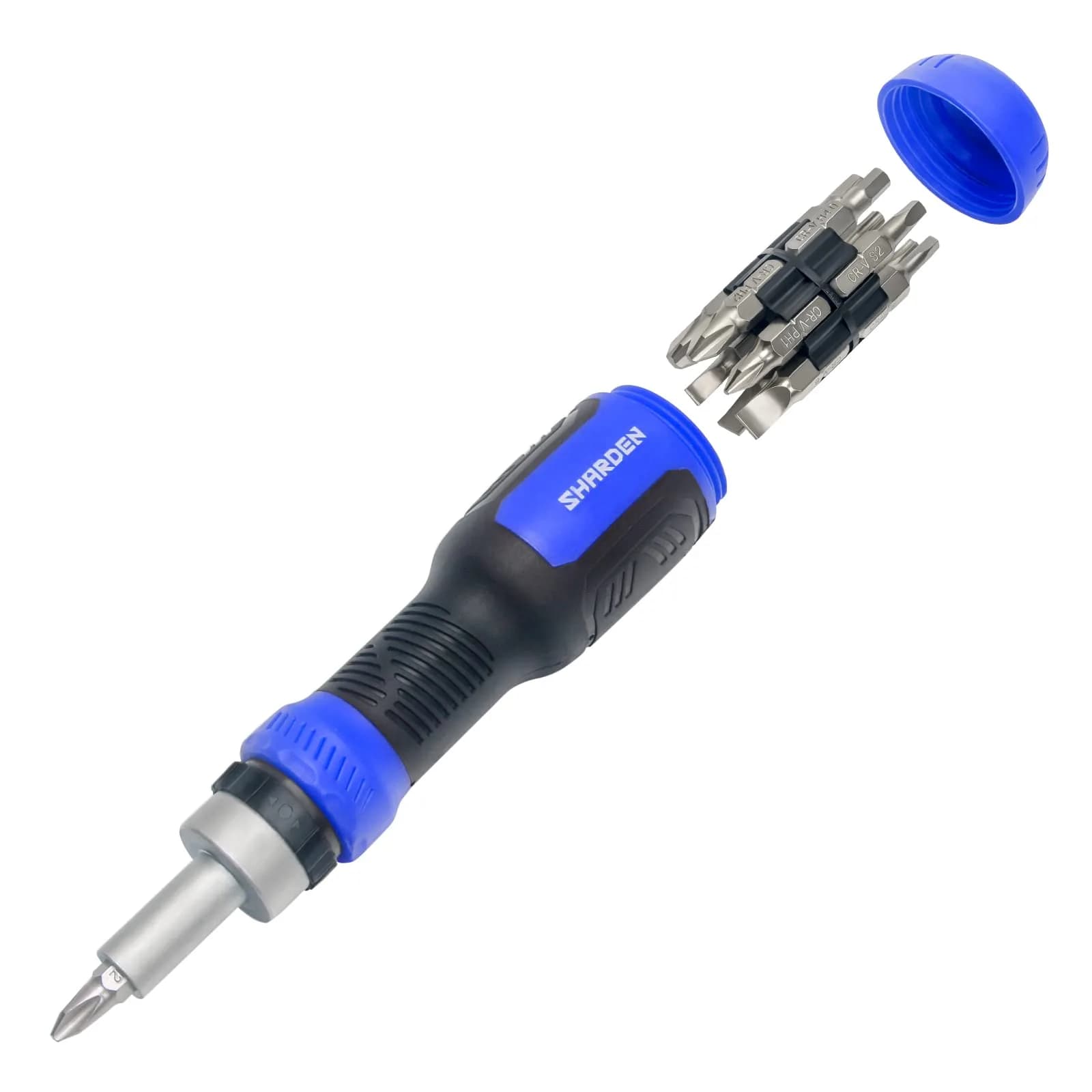 Sharden 13-in-1 Ratcheting Screwdriver Set | Multi Bit, Compact & Durable, Ideal for Professionals & Home Use