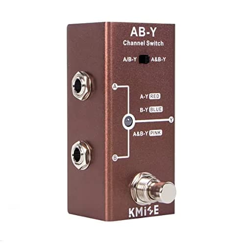 lotmusic ABY Electric Guitar Effects Pedal True Bypass Mini Stompbox | Analog Chorus for Signal Switching thumbnail 1