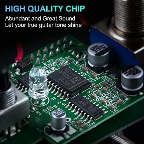 lotmusic ABY Electric Guitar Effects Pedal True Bypass Mini Stompbox | Analog Chorus for Signal Switching thumbnail 5