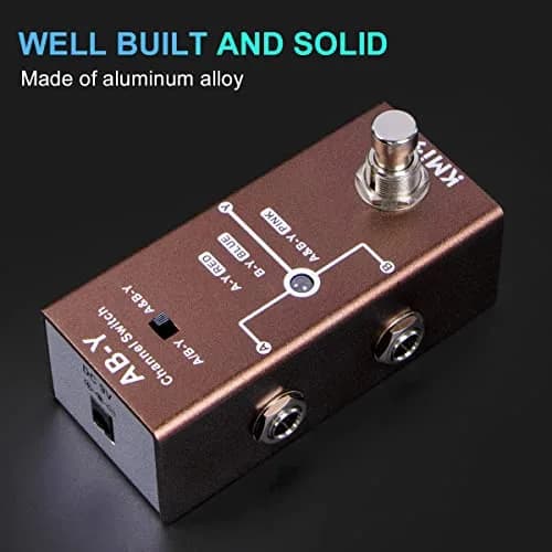 lotmusic ABY Electric Guitar Effects Pedal True Bypass Mini Stompbox | Analog Chorus for Signal Switching thumbnail 6