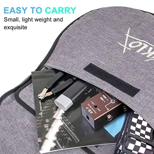 lotmusic ABY Electric Guitar Effects Pedal True Bypass Mini Stompbox | Analog Chorus for Signal Switching thumbnail 7