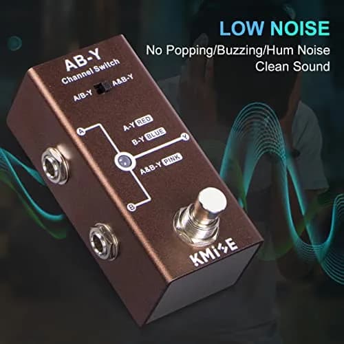 lotmusic ABY Electric Guitar Effects Pedal True Bypass Mini Stompbox | Analog Chorus for Signal Switching thumbnail 4
