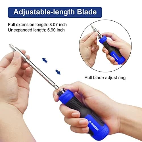 Sharden 13-in-1 Multi Screwdriver Set | Adjustable, Multi-bit, Compact Design for Home & Professional Use thumbnail 4