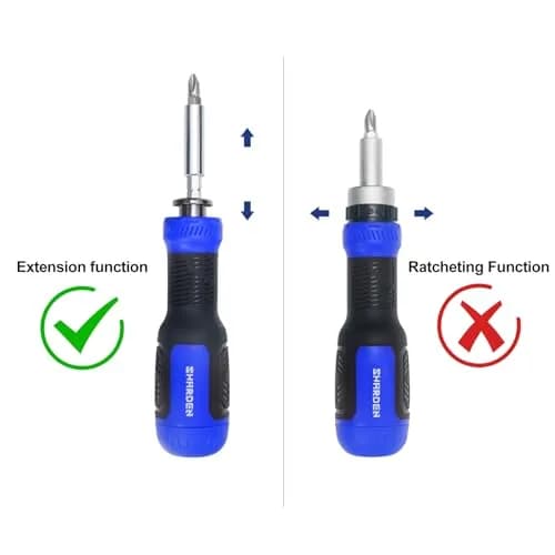 Sharden 13-in-1 Multi Screwdriver Set | Adjustable, Multi-bit, Compact Design for Home & Professional Use thumbnail 5