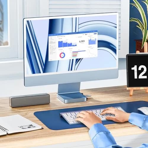 Minisopuru DS802 iMac Docking Station for 24 inch iMac M1/M3/M4/M5, Blue | Support M.2 SSD & 10Gbps Data Transfer thumbnail 7