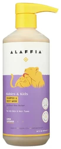 Alaffia Babies and Kids Shampoo and Body Wash 16 Fl Oz | Gentle, Calming Support for Soft Hair & Skin thumbnail 1