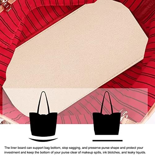 PH PandaHall Handbag Base Shaper 30.5x13.1cm (12x5.1") 6mm Thick Tan Felt Liner Board | Protects Purses from Spills thumbnail 5