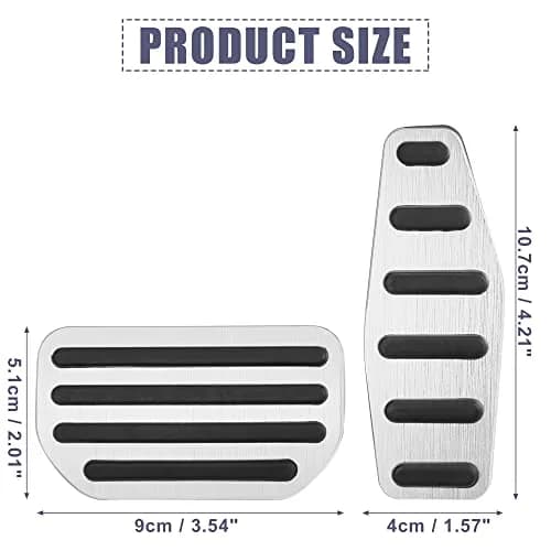 X AUTOHAUX Aluminum Alloy Brake Pedal Pad for Suzuki Jimny JB64W | Non-OEM Accessory thumbnail 4