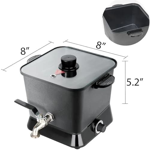 Byoowndiy Wax Melter for Candle Making 150 oz | Electric Wax Pot with Temperature Control thumbnail 2