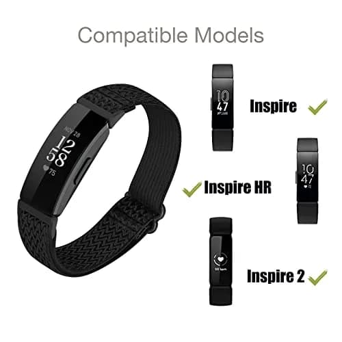 DKGKOO 3-Pack Elastic Nylon Bands for Fitbit Inspire 2 / Inspire HR / Inspire / Ace 2 | Breathable, Adjustable, Unisex (70-120 chars) thumbnail 3