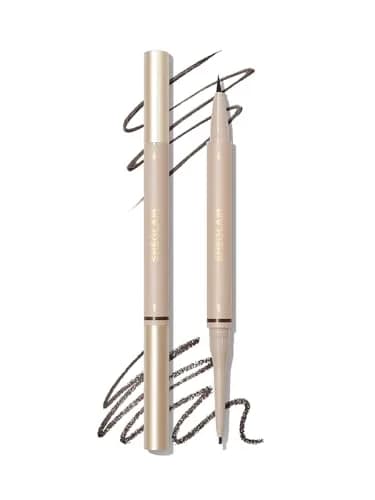 SHEGLAM Dual-Sided Eyebrow Pencil Chocolate | Waterproof Matte Cream & Liquid Pen thumbnail 8