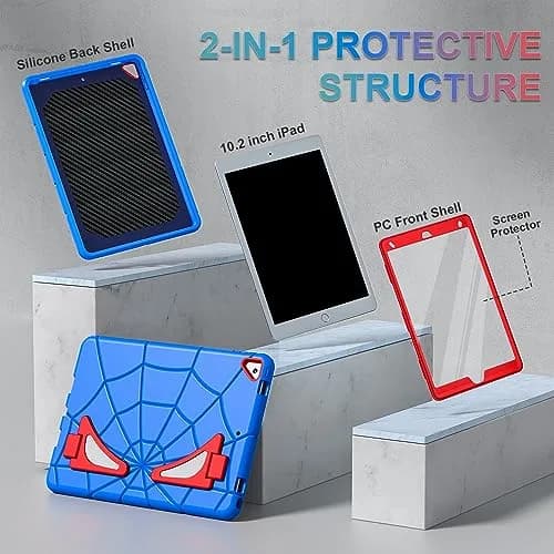 Nitupai iPad 9th/8th/7th Gen Case 10.2" Shockproof Rugged Cover with Kickstand thumbnail 4