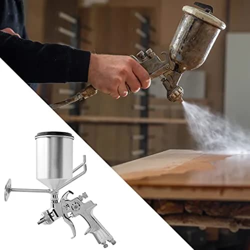 Homakover Spray Gun Holder Set of 3 | Wall Mount Magnetic Tool Organizer for Paint Booths & Work Stations (Silver-3 Pcs) thumbnail 4